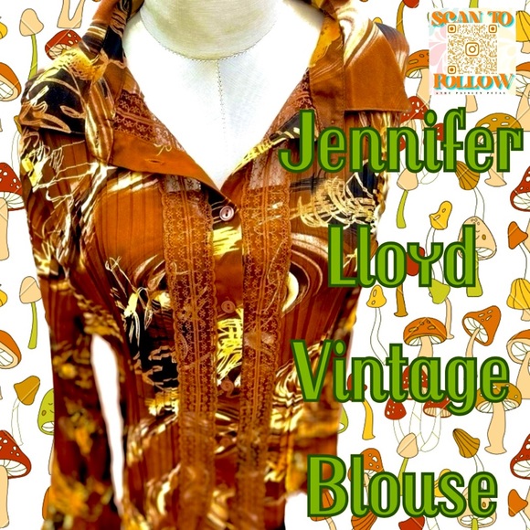 jennifer lloyd Tops - 𝅺JENNIFER LLOYD PLEATED TUXEDO STYLE BUTTON DOWN SHIRT WITH LACE EMBELLISHMENTS